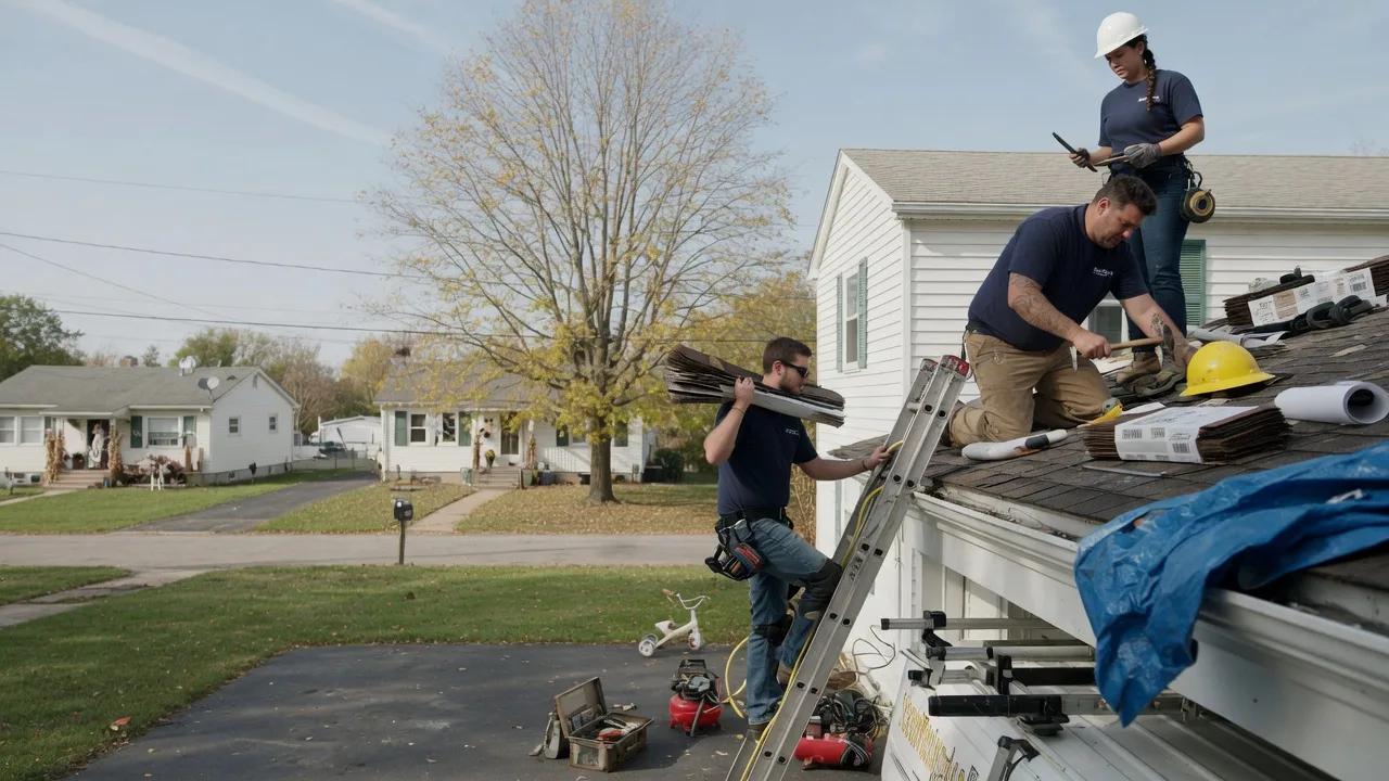 Local Roofing Contractors in Sidney, IL near me